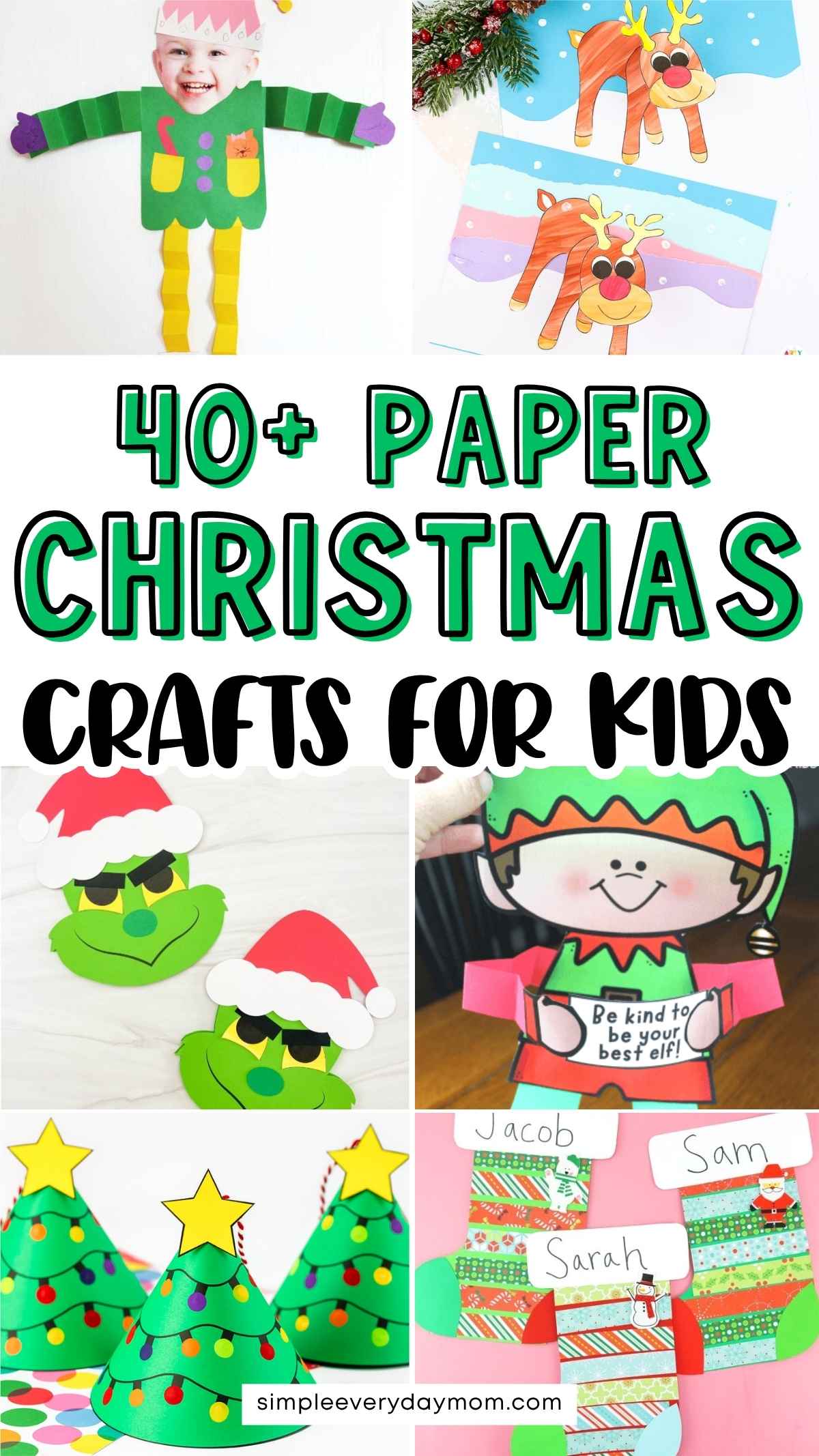 40+ Christmas Paper Crafts for Kids to Make This Holiday Season