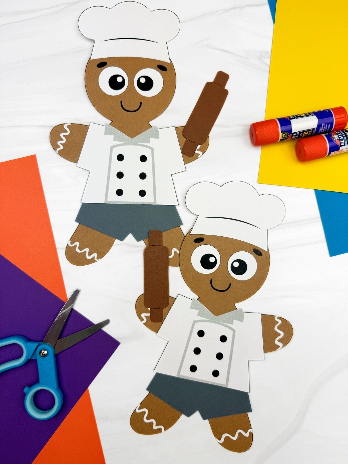 Chef Gingerbread Man Disguise For Kids [Free PDF Template]