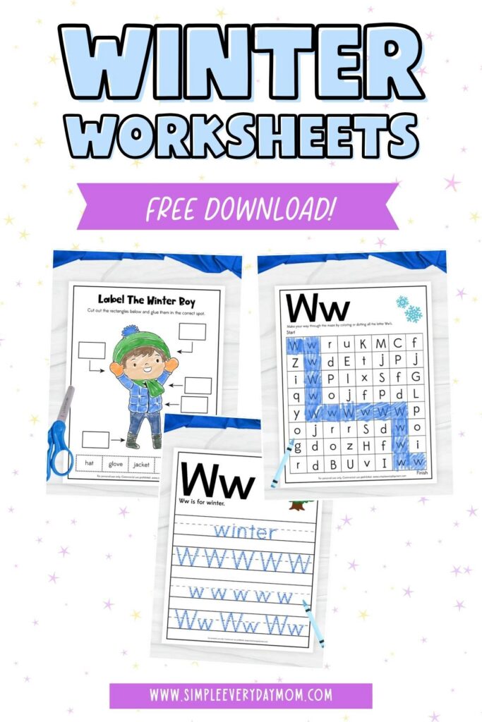 Free Printable Winter Worksheets For Kids