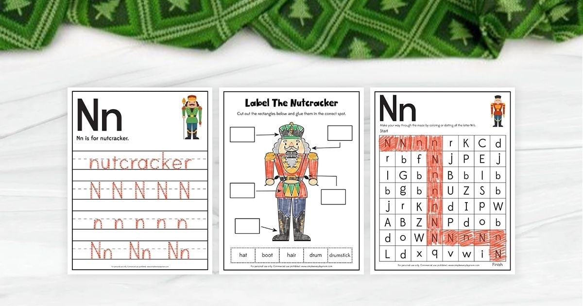 Free Printable Nutcracker Worksheets For Kids