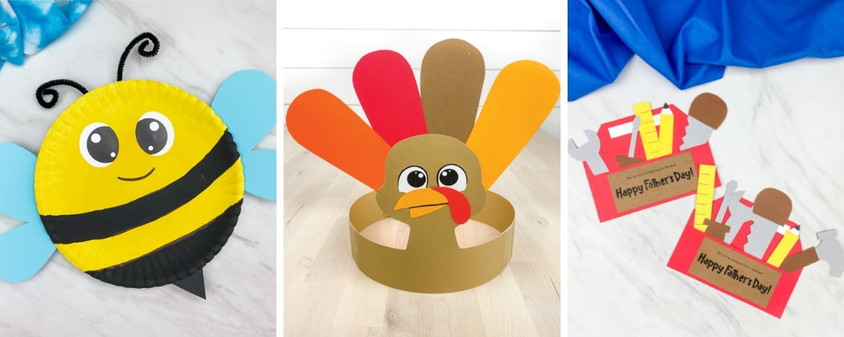 Printable paper crafts for kids ages 3–9 from Simple Everyday Mom