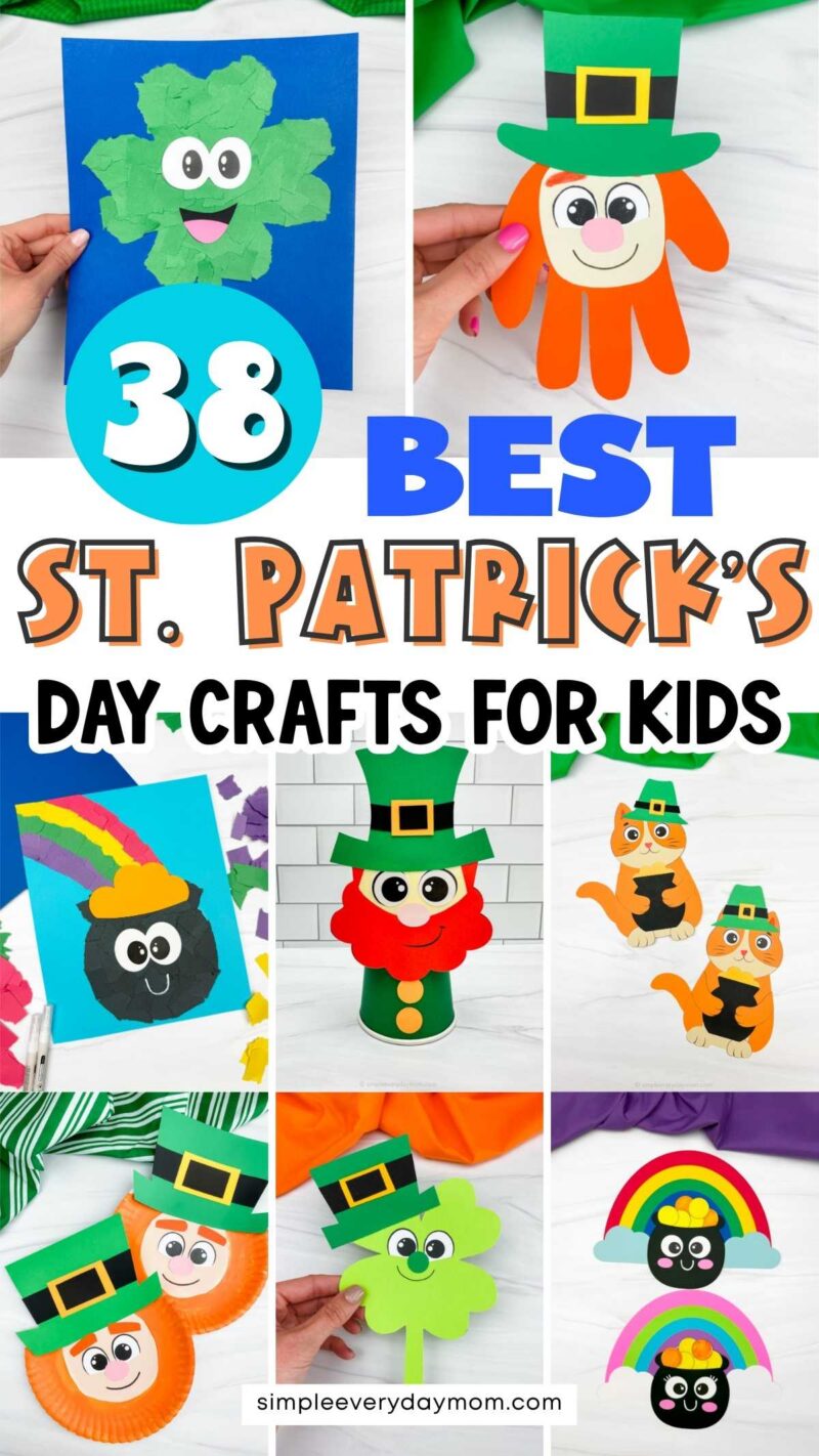 38 Easy St. Patrick's Day Crafts For Kids (With Free Templates ...