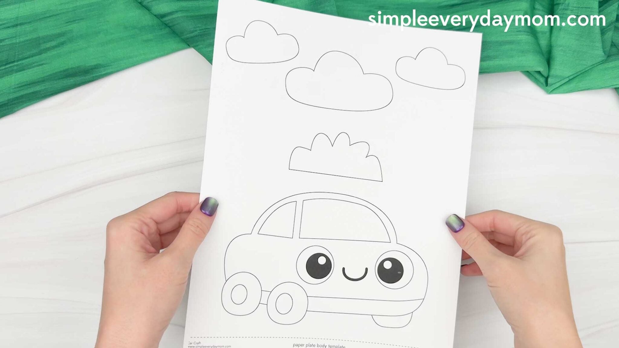 Car Craft For Kids [Free Printable Template]