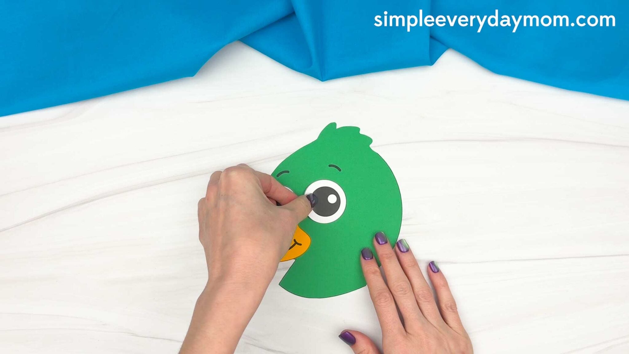 Duck Paper Plate Craft for Kids [Free Printable Template]