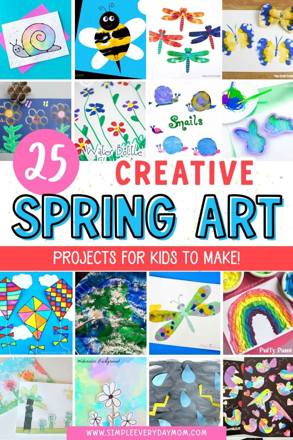 25 Bright and Creative Spring Art Projects for Kids