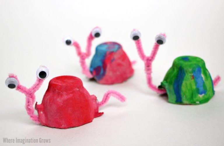 Egg Carton Snail