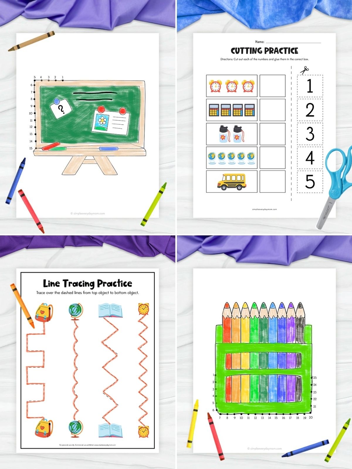 collage image of Classroom-Friendly Printables