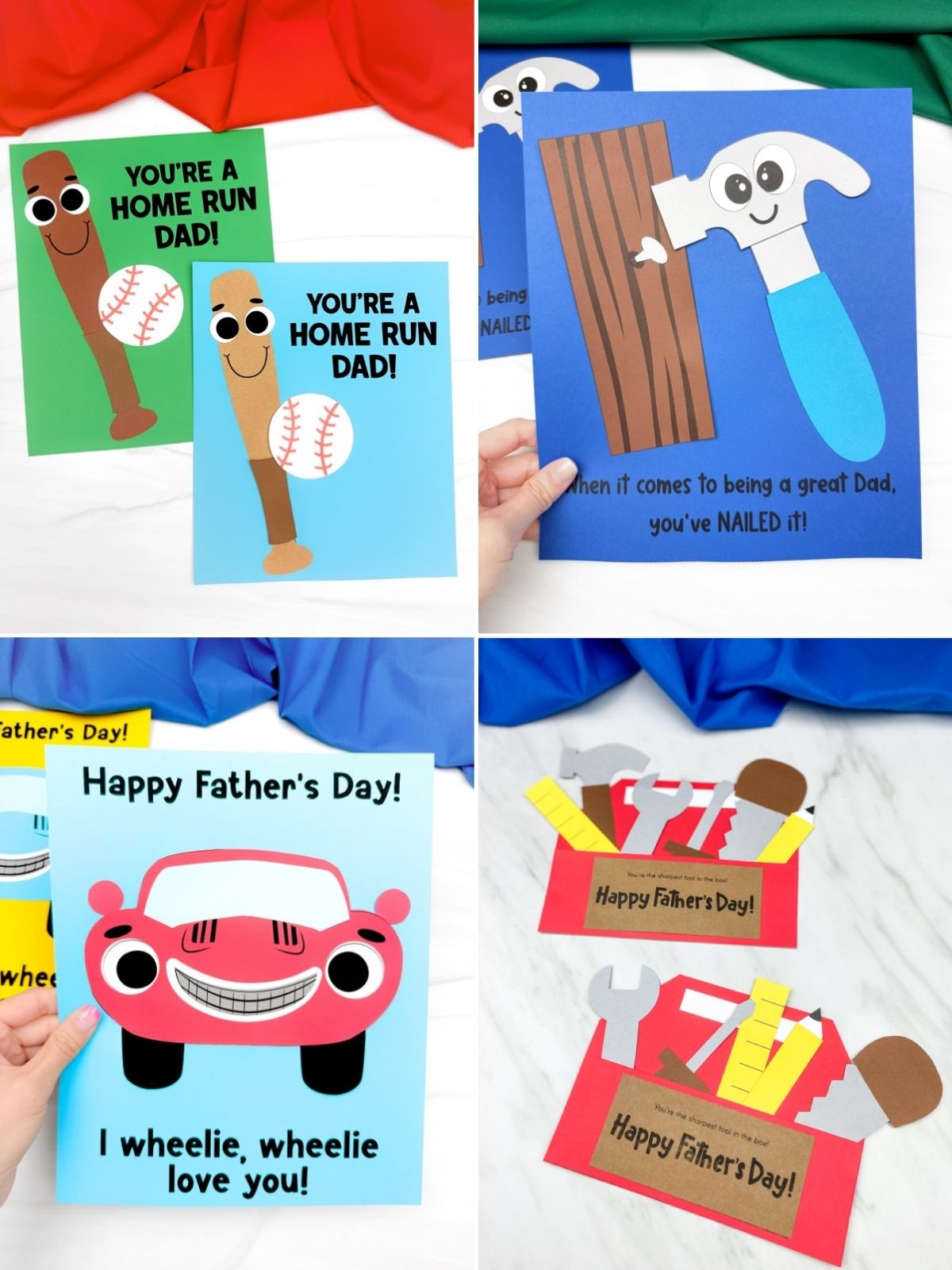 collage image of Creative DIY Projects for Dad
