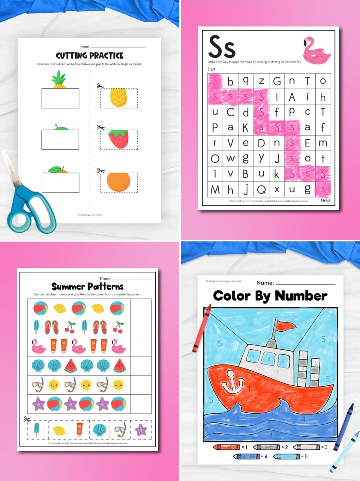 collage image of Fun Seasonal Activities