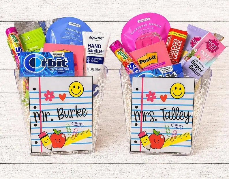 Personalized Teacher or Student Container