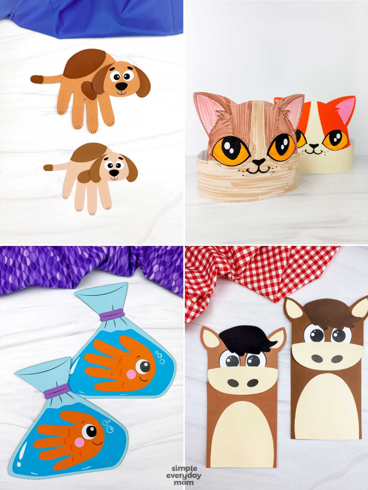 These adorable animal crafts for kids are a fun and creative way to encourage hands-on learning and imaginative play. From paper bag puppets and handprint animals to cute bookmarks and pet-themed crafts, each activity helps build fine motor skills and creativity. Perfect for preschool and kindergarten children, these easy crafts make learning fun at home or in the classroom.