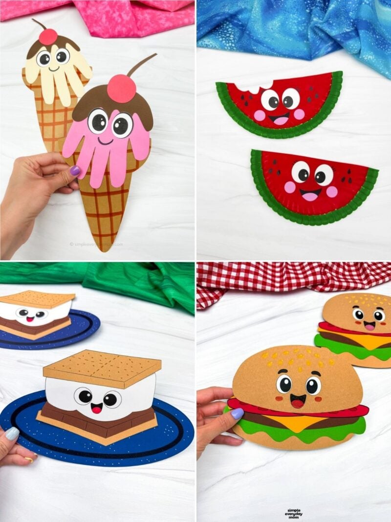 Easy Hot Dog Craft for Kids [Free Printable Template]