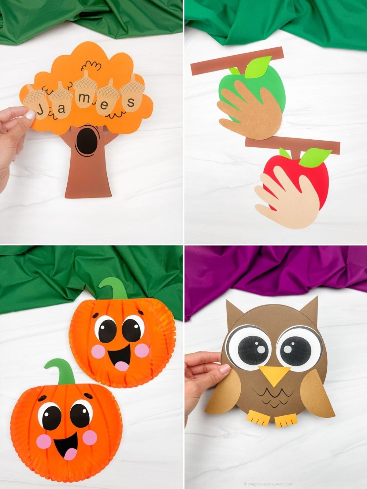collage image of Autumn Craft Projects