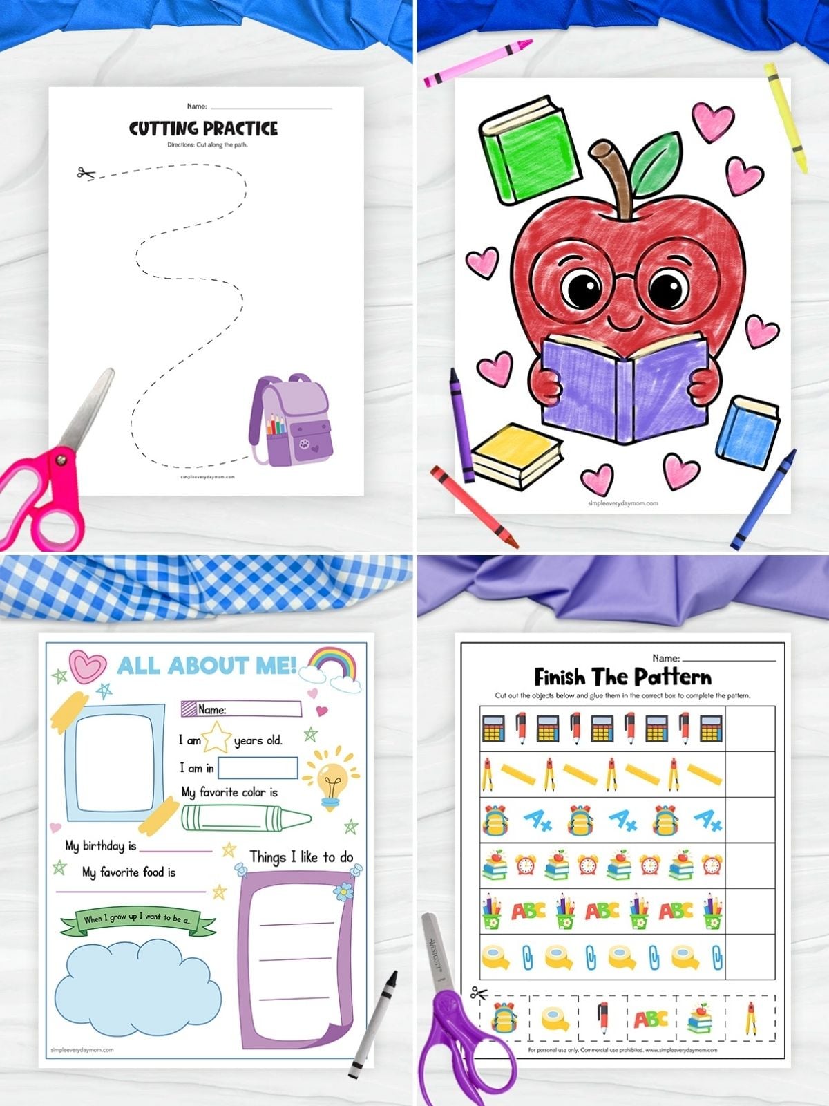 collage image of Classroom Printables