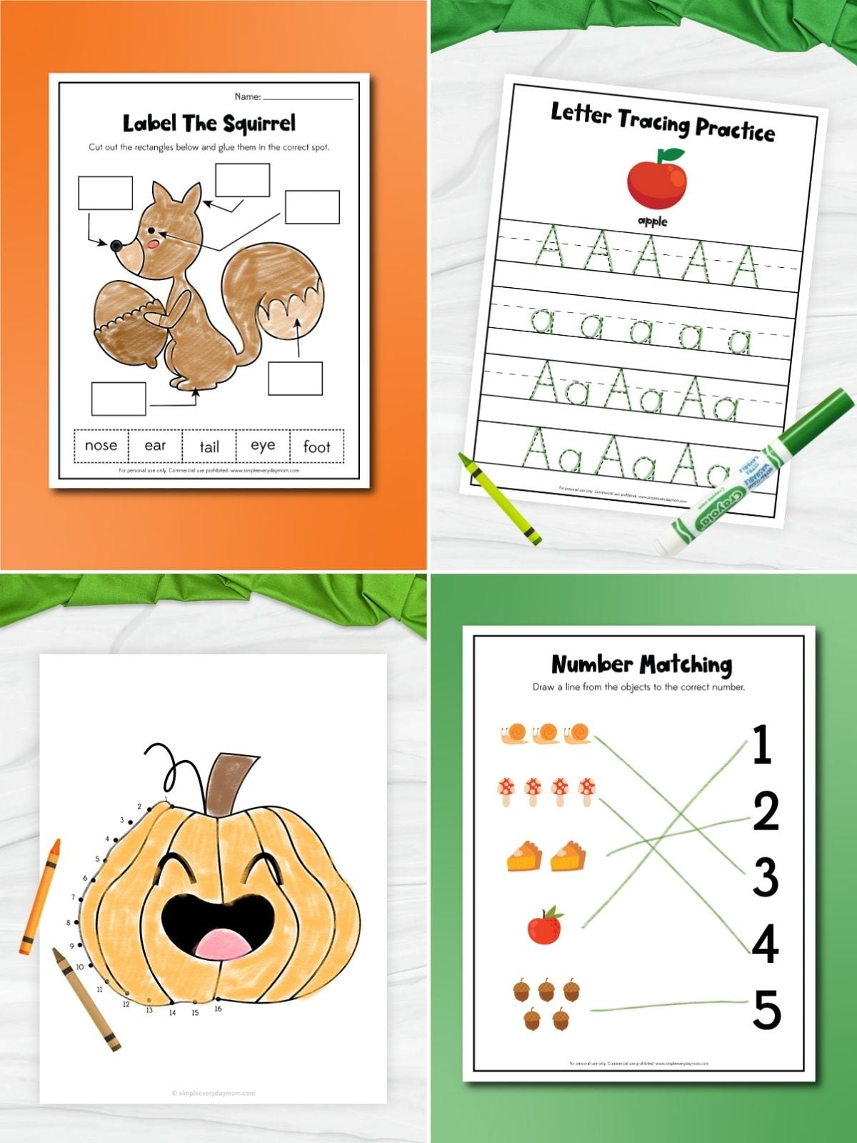 collage image of Fun Autumn Activities for Kids