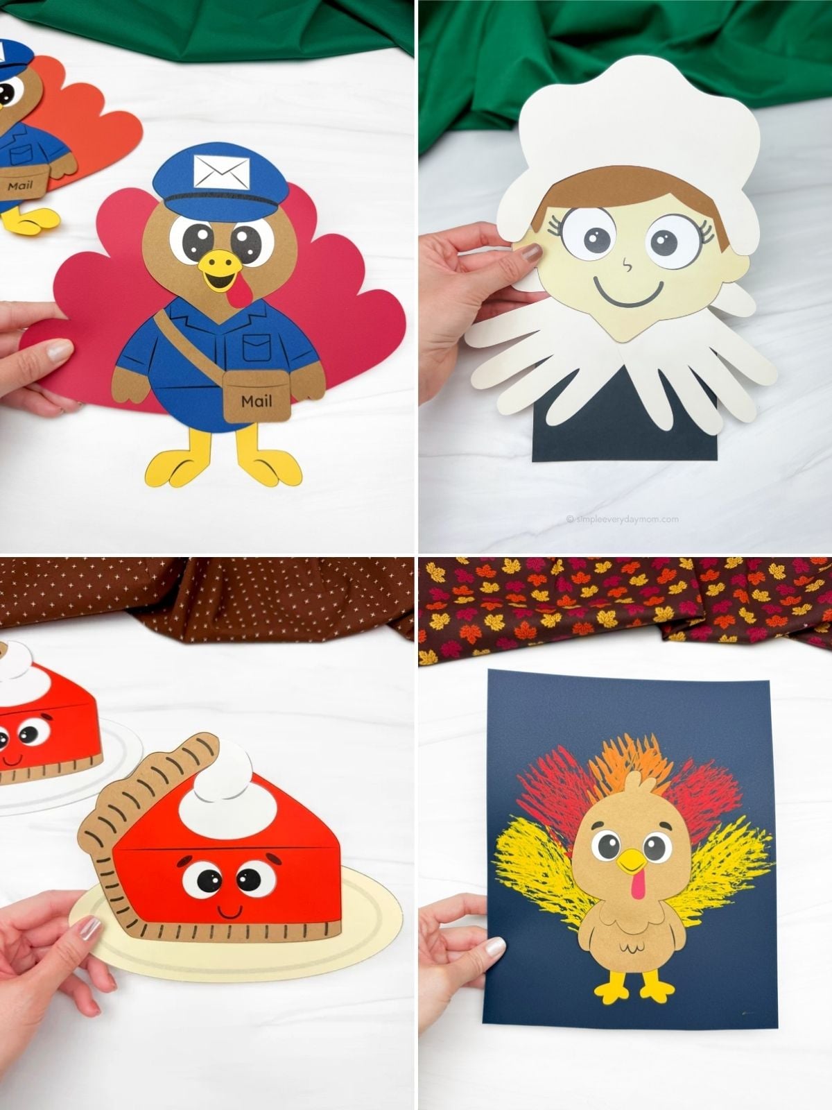 collage image of Festive Fall Crafts