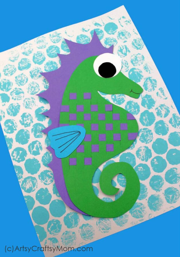Paper Weaving Seahorse