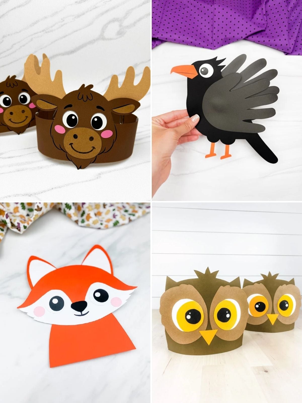 collage image of Wildlife Crafts