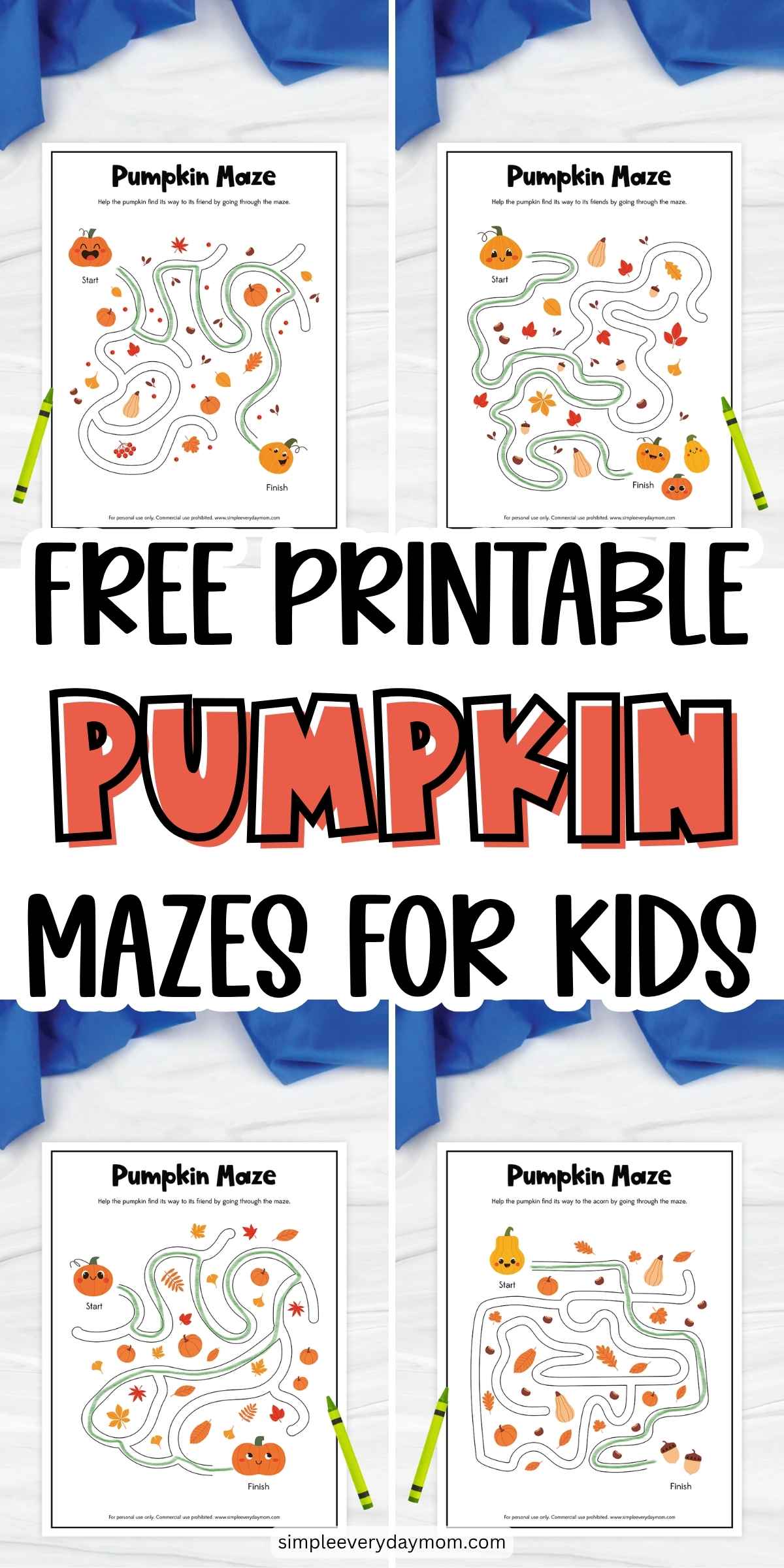 Four apple-themed cut-and-paste worksheets featuring picture matching, sorting, counting, and beginning-sound activities, displayed with scissors. Large text reads “Cut & Paste Apple Worksheets.