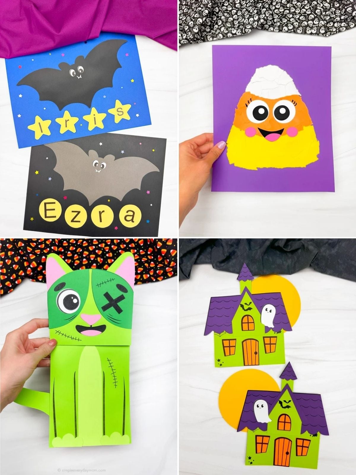 collage image of Creative October Crafts