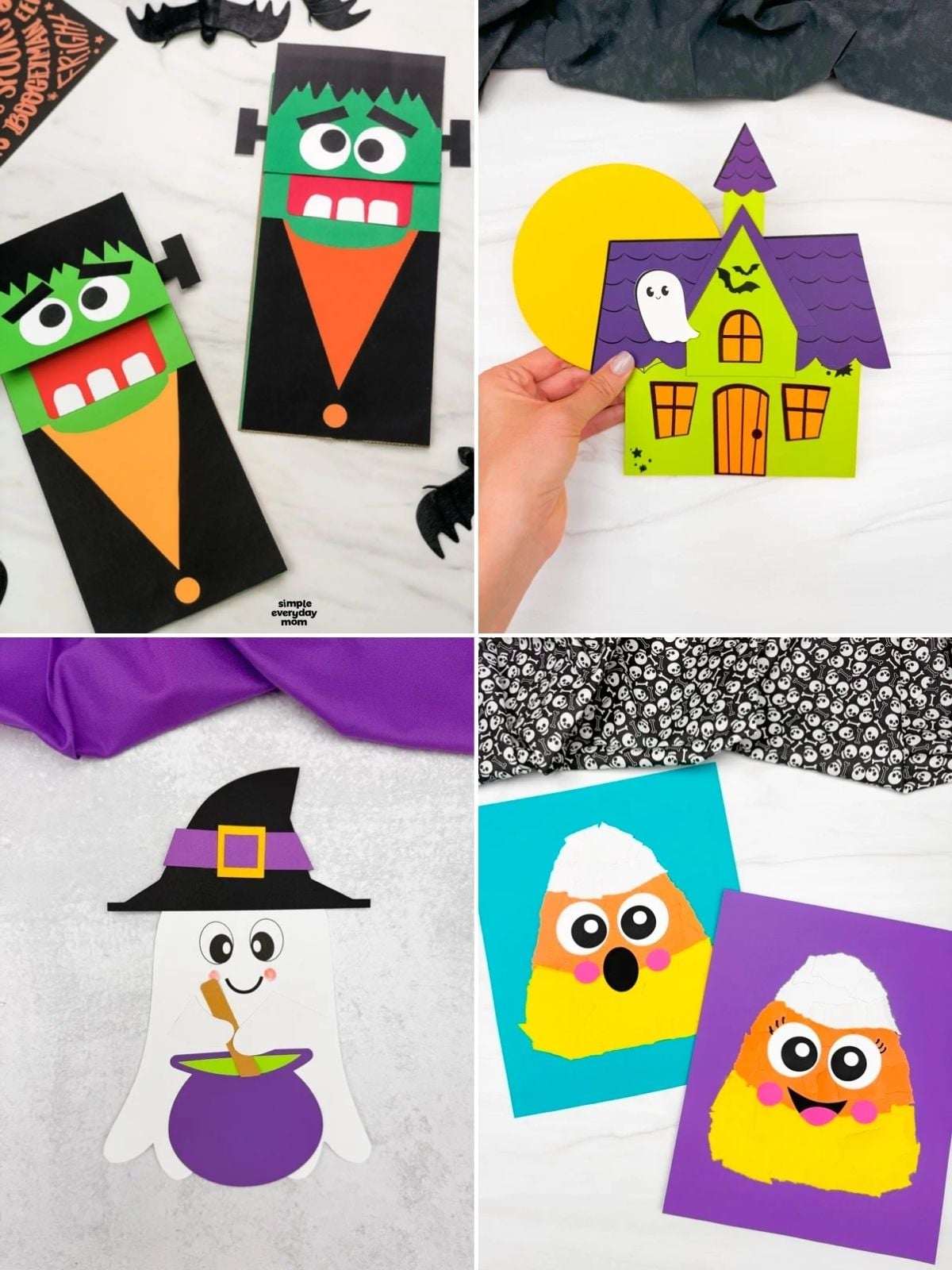 collage image of Halloween Make & Create Projects
