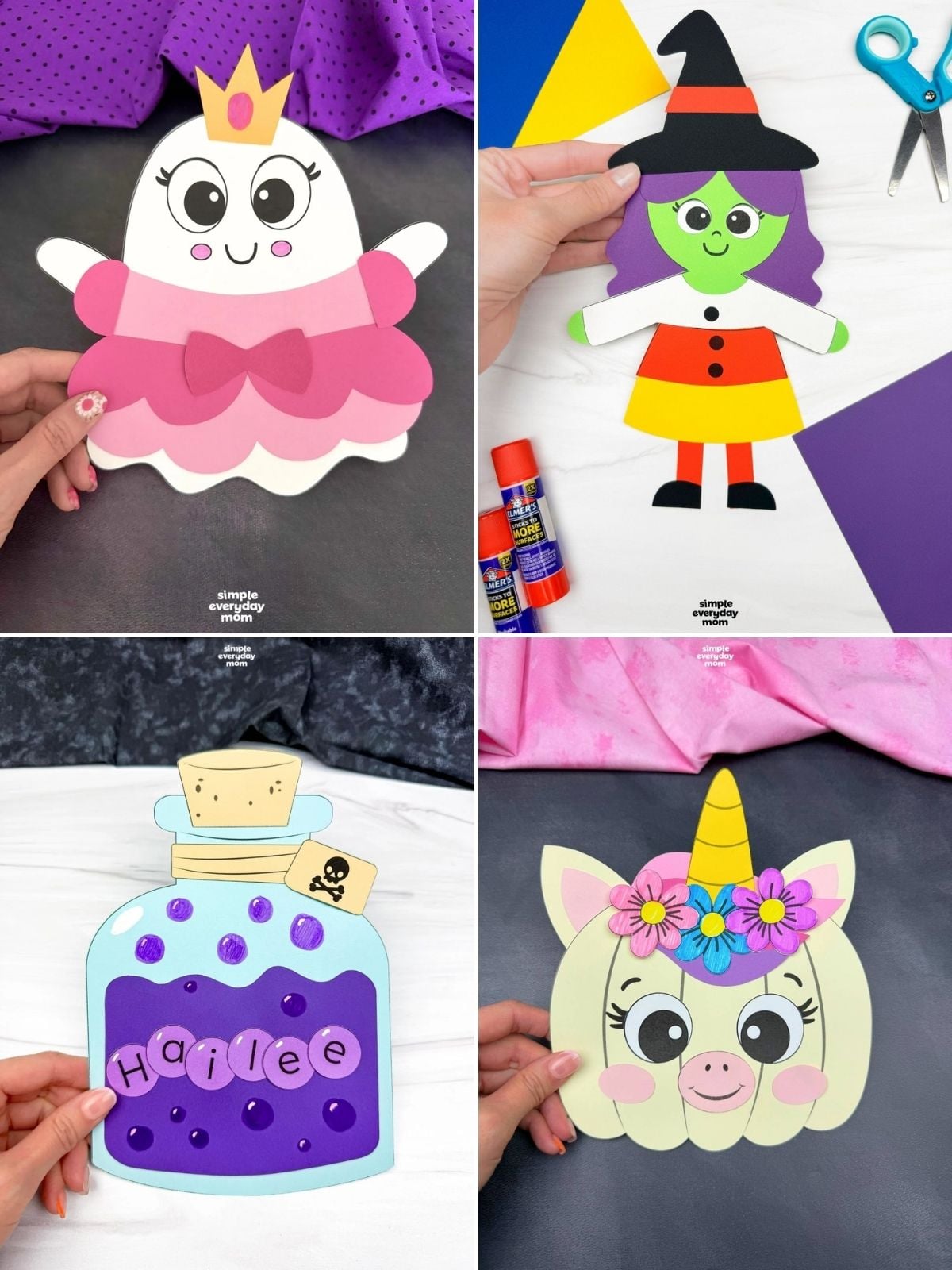 collage image of Fun Halloween Ideas for Kids