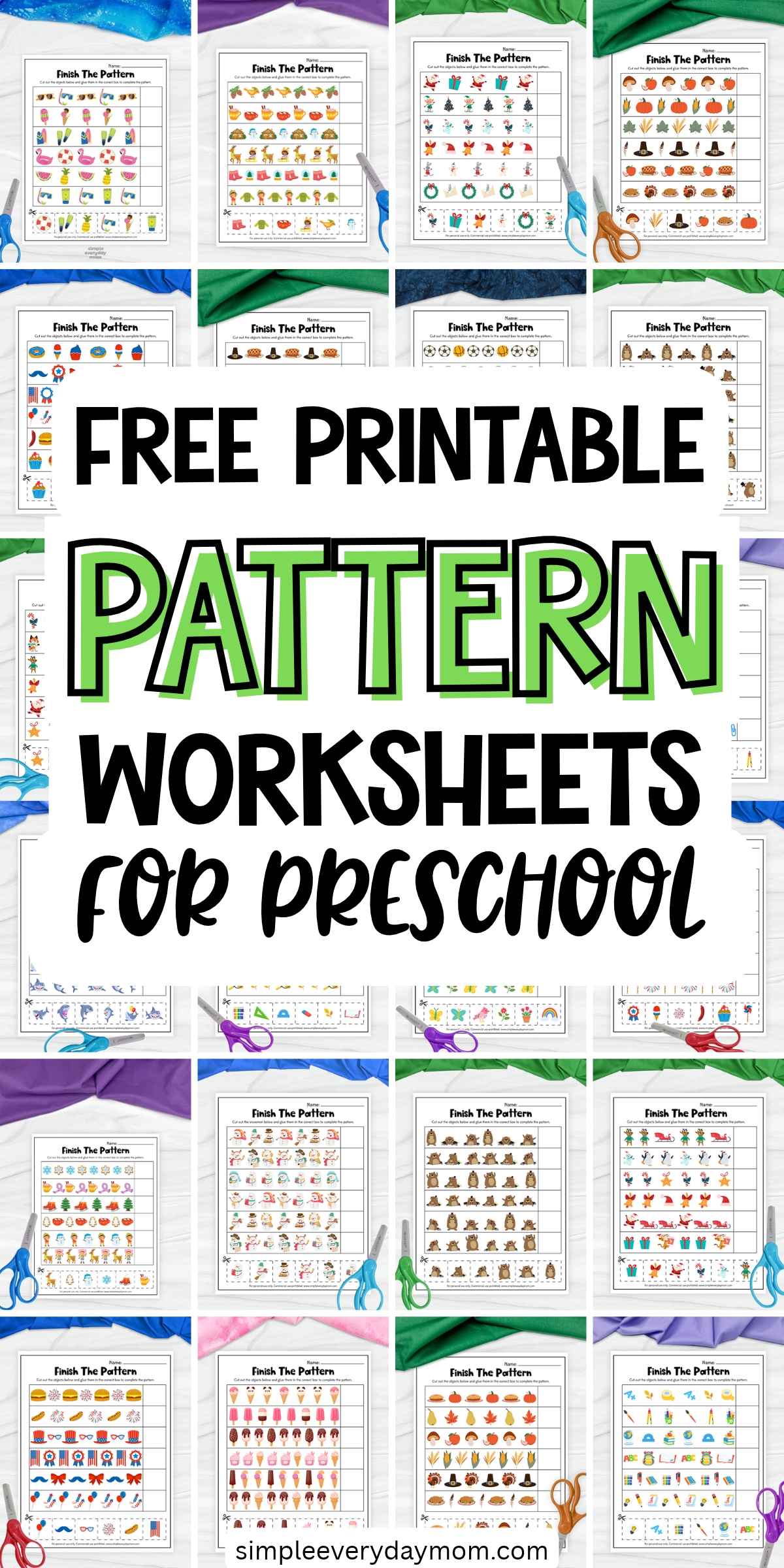 18 Free Printable Pattern Worksheets for Kids
